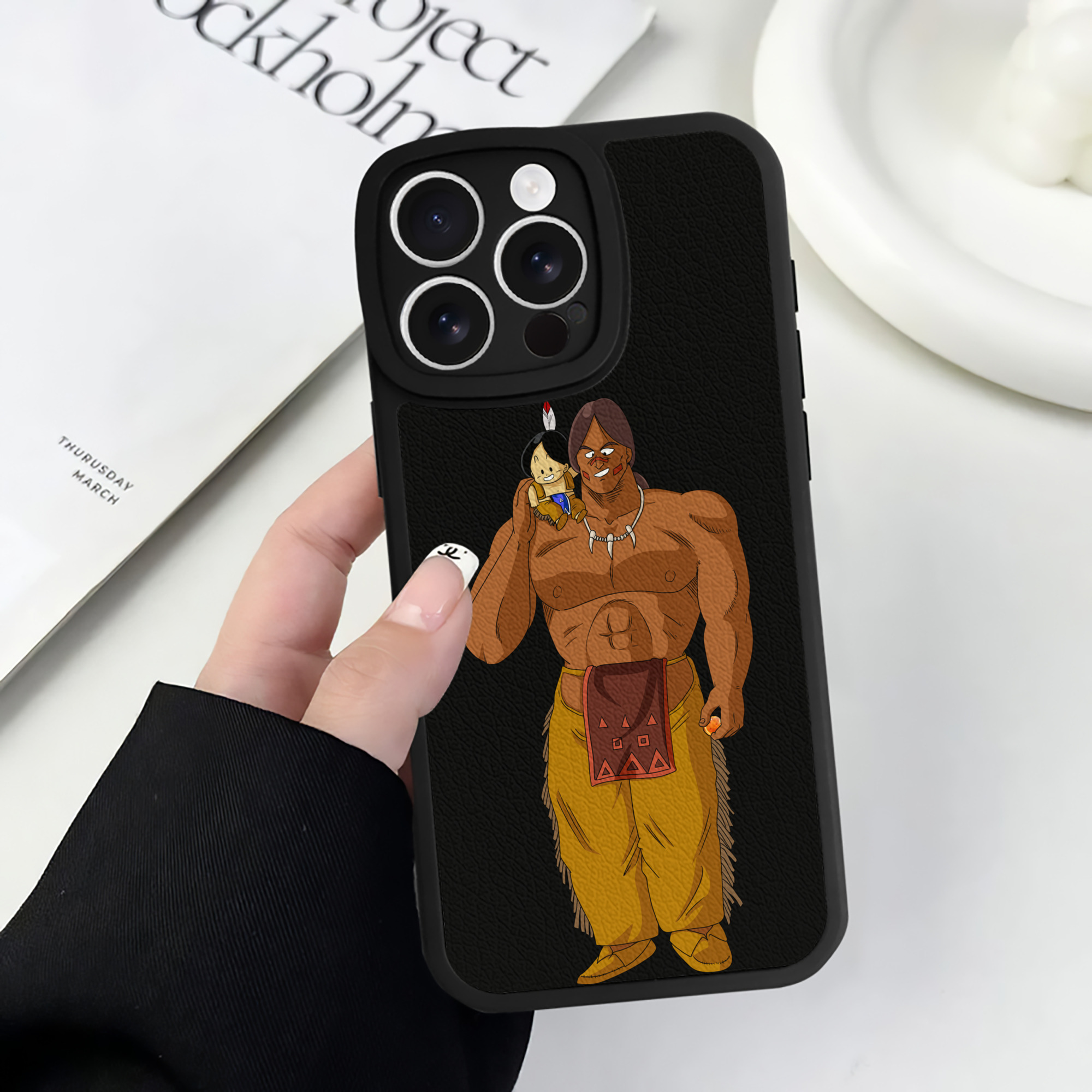 （画像用） ドラゴンボール DRAGON BALL 【iPhone 16シリーズ対応】シリコンスマホケース（レザー調） 材質：シリコン